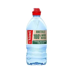 VITTEL Bouchon Sport - Eau Minérale Naturelle Plate - Bouteille 75 Cl (lot De 15)