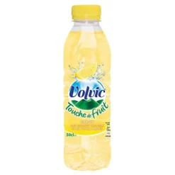 Volvic Touche De Fruit Citron, En Bouteille, Lot De 24 X 50 Cl